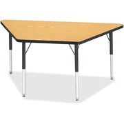 JONTI-CRAFT TABLE, TRAPEZOID, 30X60, OK/BK JNT6443JCA210